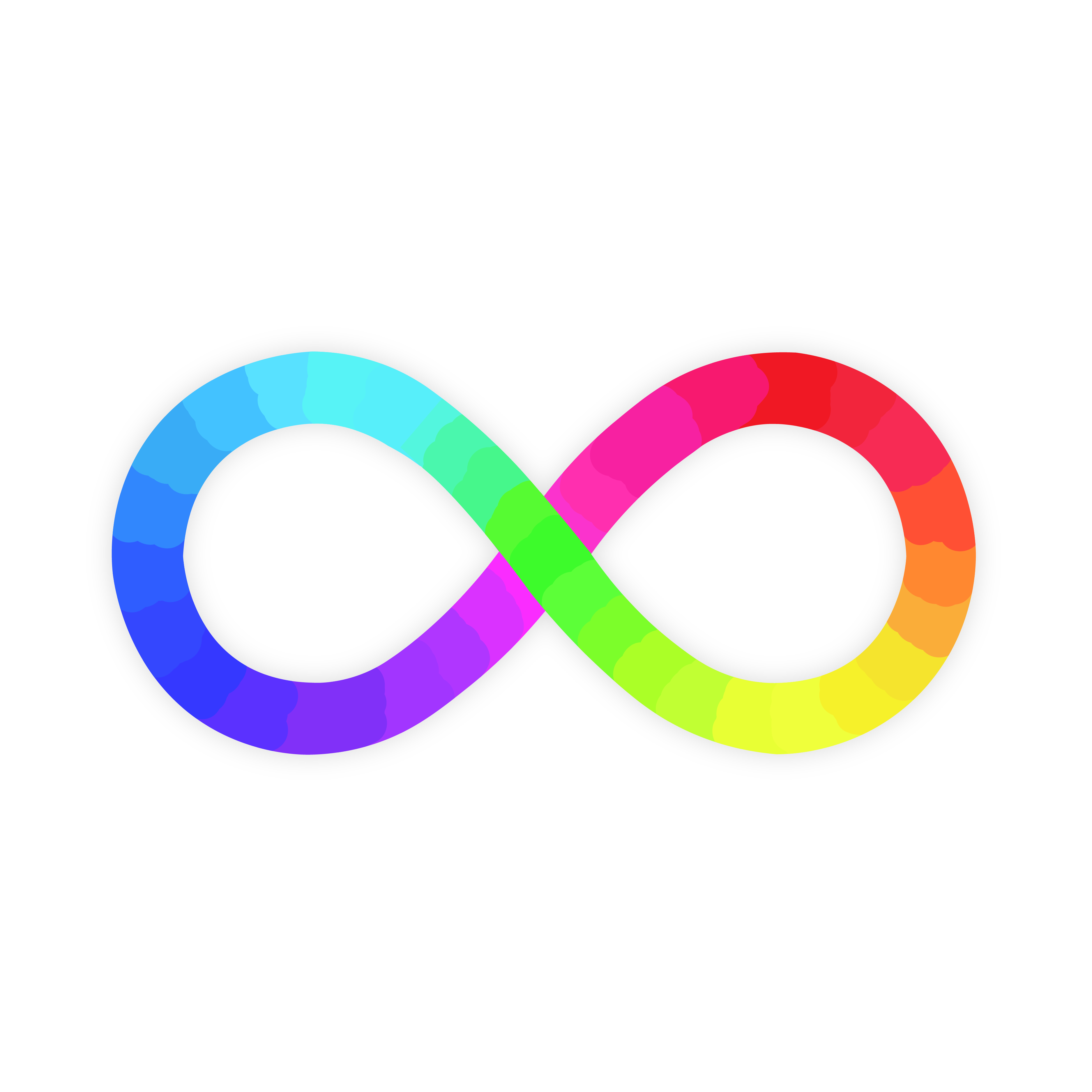Infidreams rainbow infinity logo